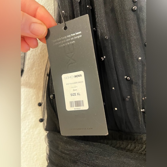 NWTs whimsigoth tulle tiered dress with ruffles and bows XL - Picture 5 of 9